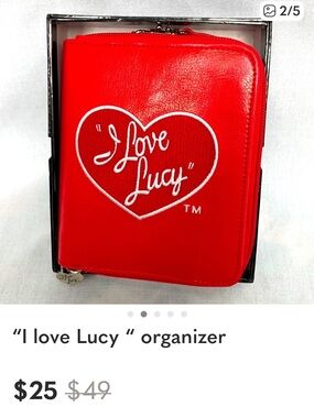 I Love Lucy wallet & organizer